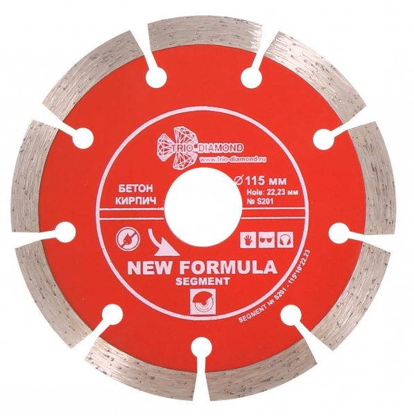 Алмазный диск Trio Diamond Segment New Formula O115 мм