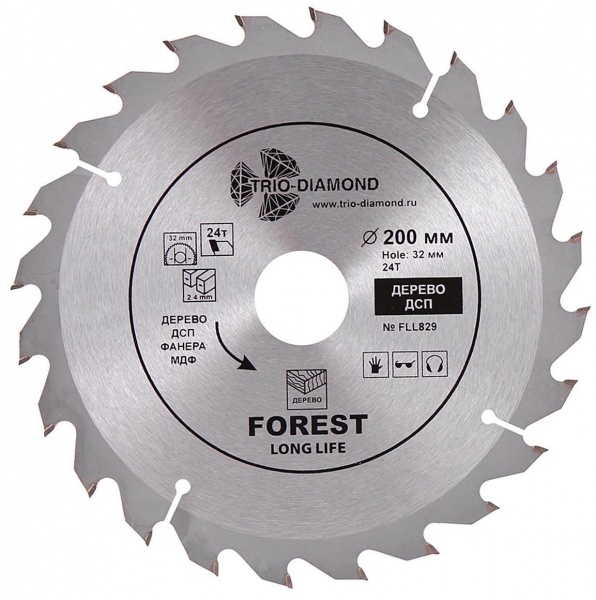Алмазный диск Trio Diamond Forest O200*24T