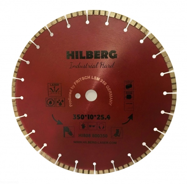 Алмазный диск Hilberg Industrial Hard O350 мм