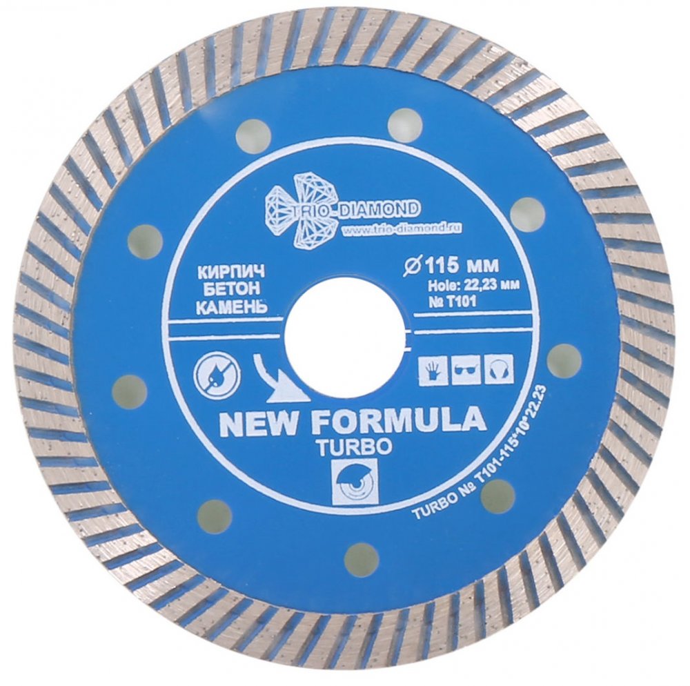 Алмазный диск Trio Diamond Турбо New Formula O115 мм