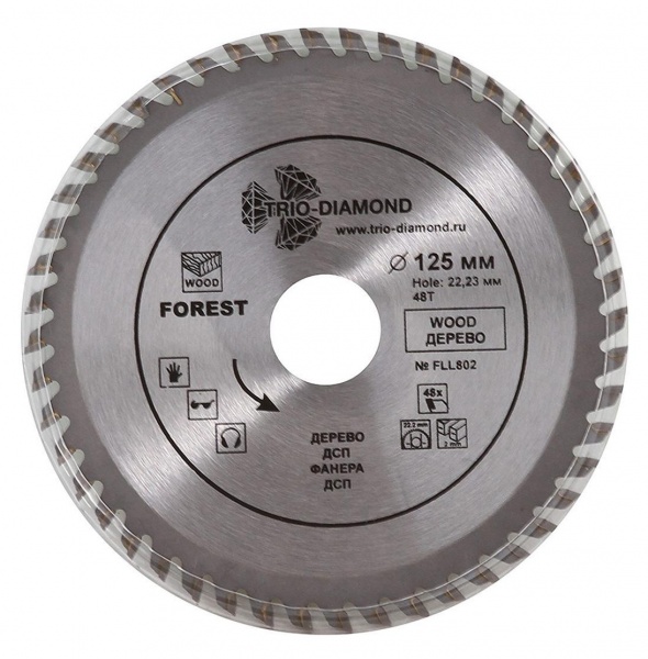 Алмазный диск Trio Diamond Forest O125*48T