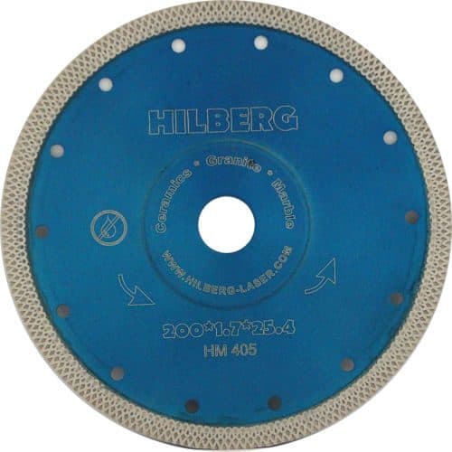 Алмазный диск Hilberg Ультратонкий турбо X тип O200 мм