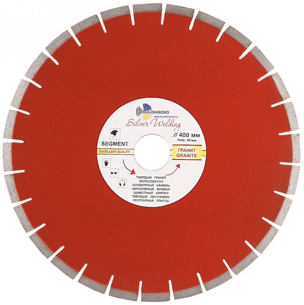 Алмазный диск Trio Diamond Segment Гранит O400 мм