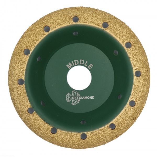 Алмазная круглая чашка Trio Diamond Grand Middle по дереву 125