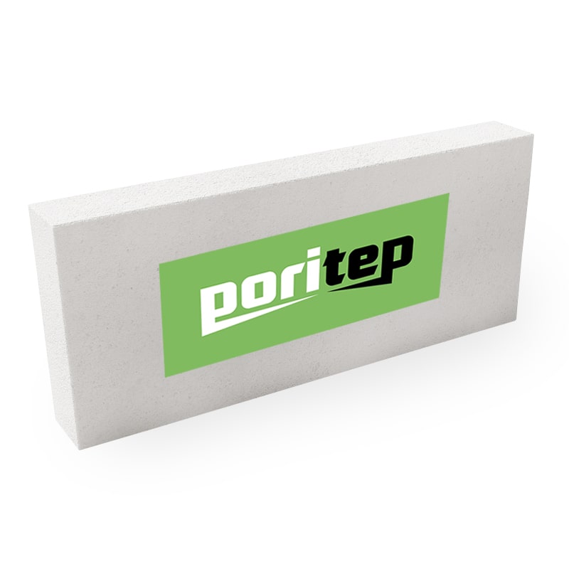 Газобетонные блоки Poritep Коломна перегородочные 625x100x250, D400