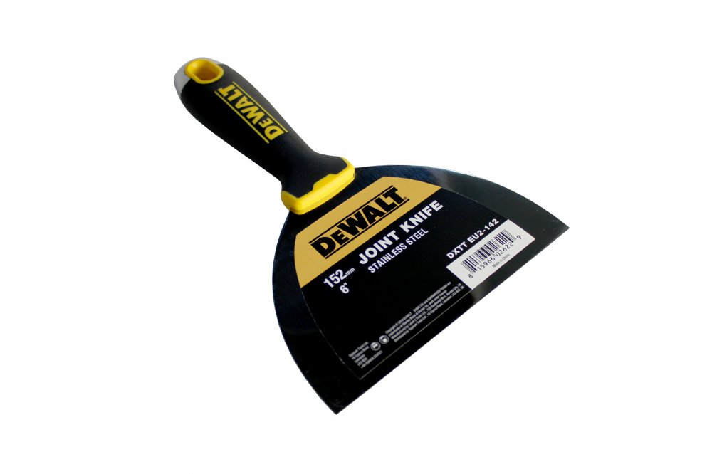 DeWalt Малярный шпатель с черной пластиковой ручкой и металлическим наконечником 10 cм