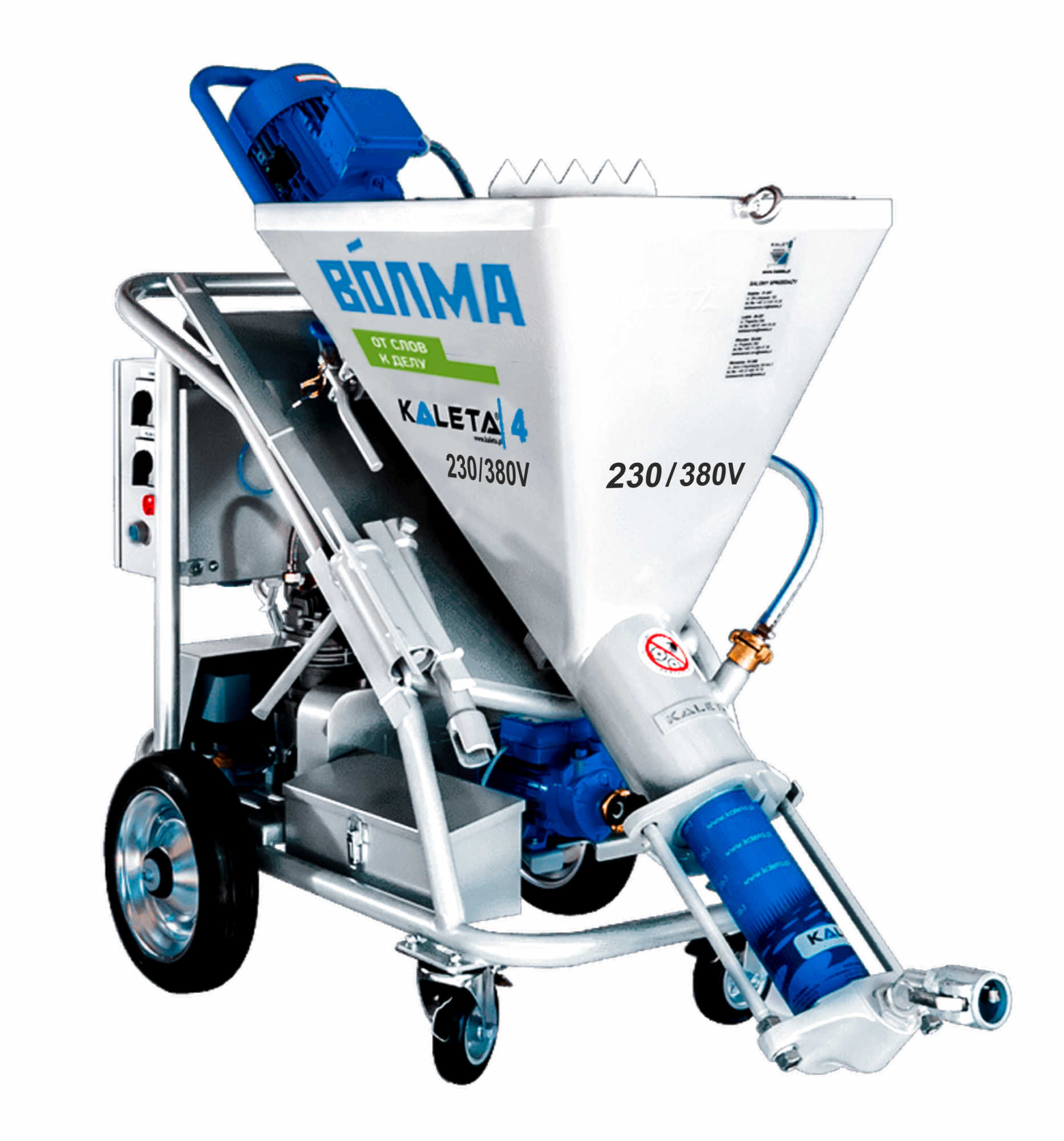 Штукатурная станция KALETA 4-230/400 MULTIVOLTAGE
