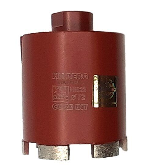 Алмазная коронка Hilberg Industrial Laser Micro Hit 6T 72 мм