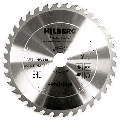 Пильный диск Hilberg Industrial Дерево 400 мм (36T)