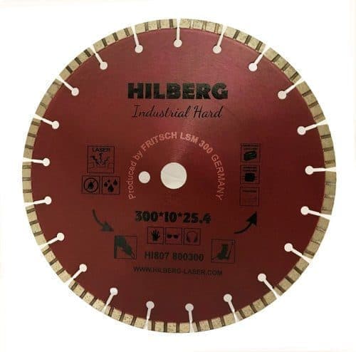 Алмазный диск Hilberg Industrial Hard O300 мм