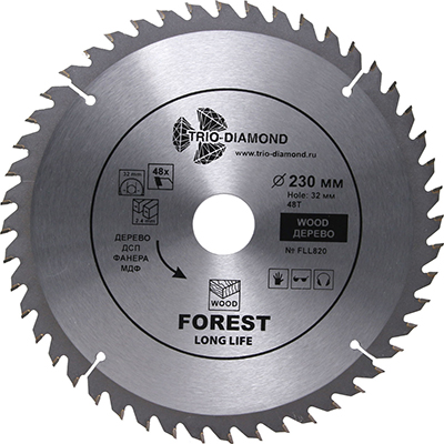 Алмазный диск Trio Diamond Forest O140*48T