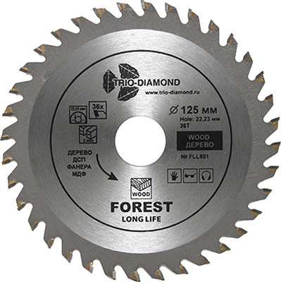 Алмазный диск Trio Diamond Forest O125*36T