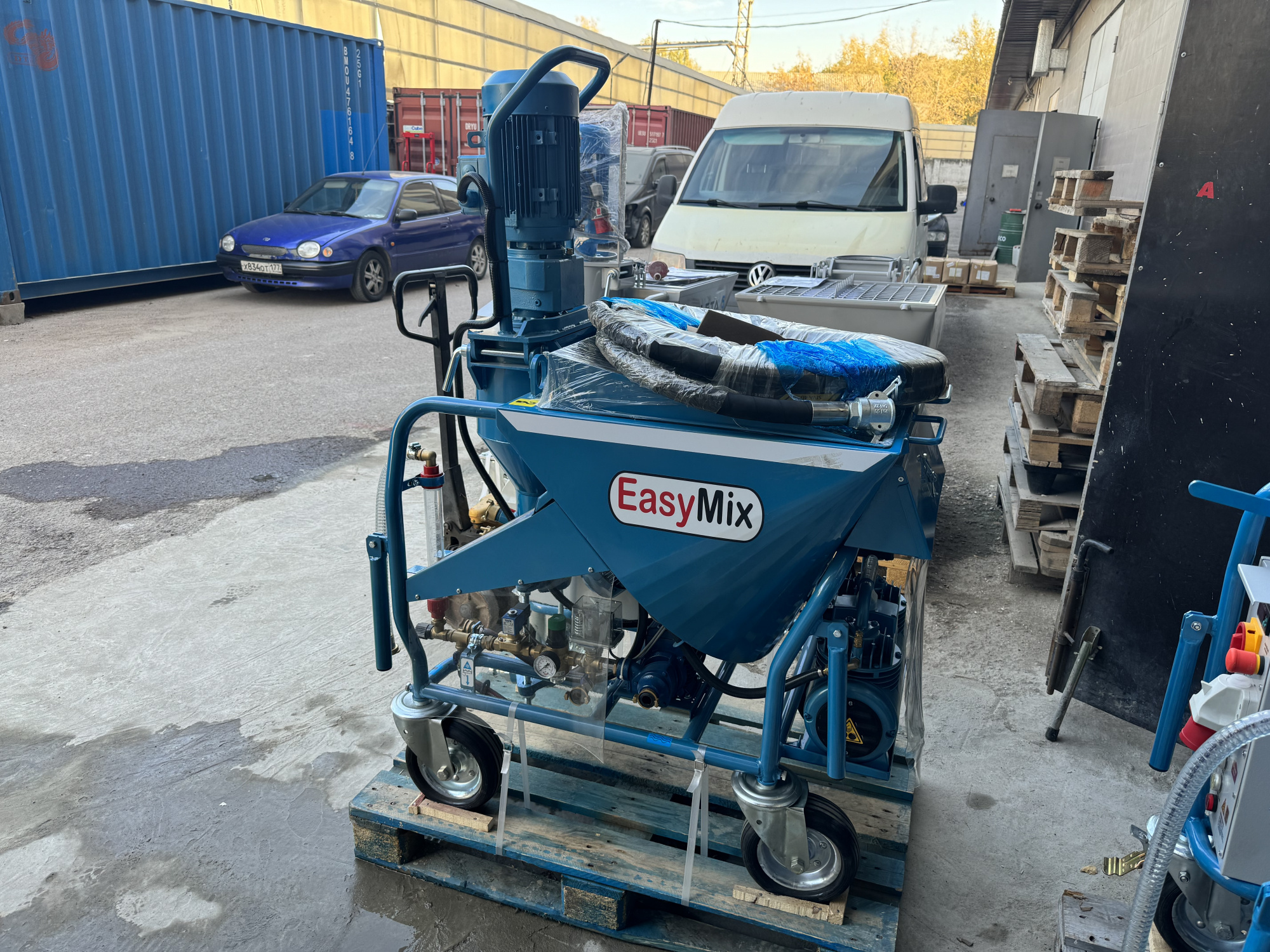 Штукатурная станция EasyMix Profi 400v